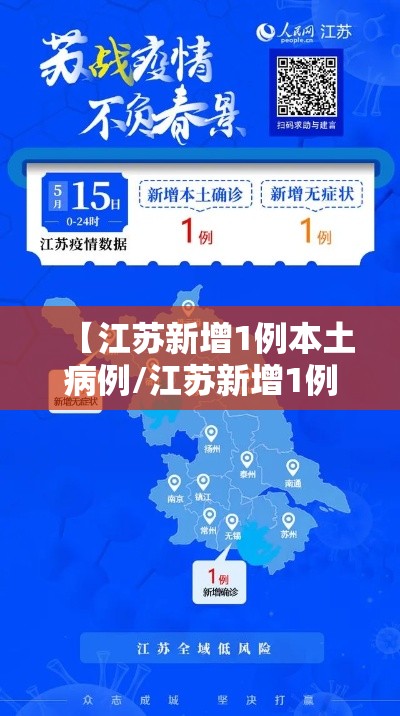 【江苏新增1例本土病例/江苏新增1例本土确诊病例】 【江苏新增1例本土病例/江苏新增1例本土确诊病例】
