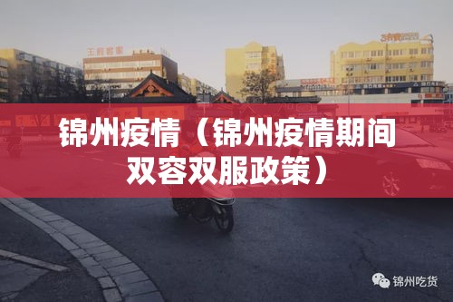 锦州疫情(锦州疫情期间双容双服政策) 锦州疫情(锦州疫情期间双容双服政策)