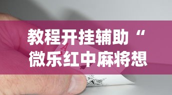 重磅分享“心悦众娱有透视软件吗”分享装挂详细步骤