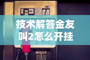 技术解答金友叫2怎么开挂其实有挂 技术解答金友叫2怎么开挂其实有挂