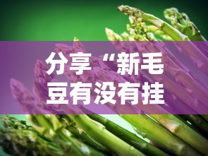 分享“新毛豆有没有挂辅助”确实是有挂的