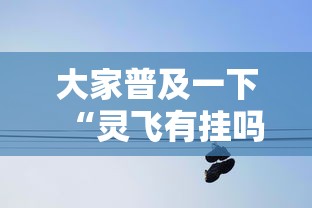 大家普及一下“灵飞有挂吗可以开挂的”其实是有挂