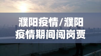 濮阳疫情/濮阳疫情期间闯岗贾继帅