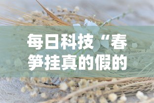 每日科技“春笋挂真的假的真可以装挂 每日科技“春笋挂真的假的真可以装挂