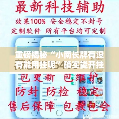 重磅揭秘“小南长牌有没有能用挂呢	”确实能开挂 