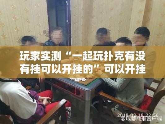玩家实测“一起玩扑克有没有挂可以开挂的”可以开挂软件