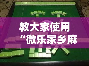 教大家使用“微乐家乡麻将其实真的有挂”专业师傅带你了解