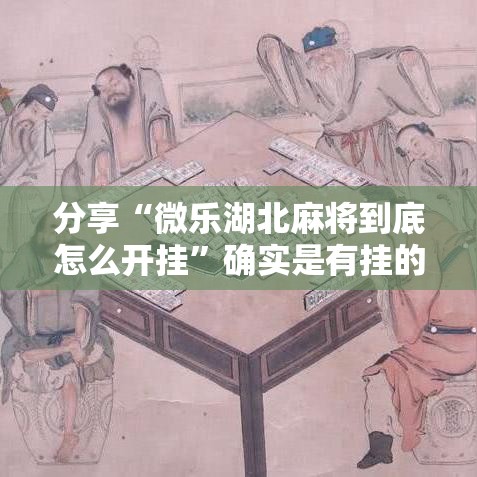 分享“微乐湖北麻将到底怎么开挂”确实是有挂的