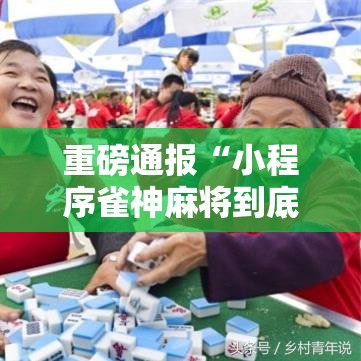重磅通报“小程序雀神麻将到底能不能开挂”开挂教学