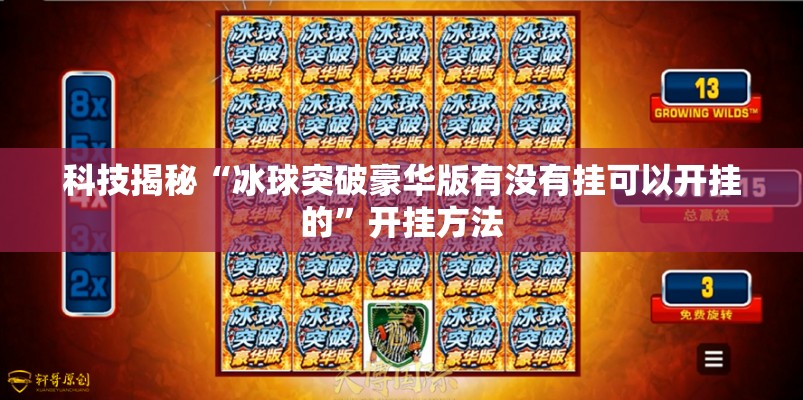 科技揭秘“冰球突破豪华版有没有挂可以开挂的”开挂方法