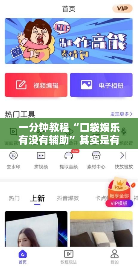 一分钟教程“口袋娱乐有没有辅助”其实是有挂