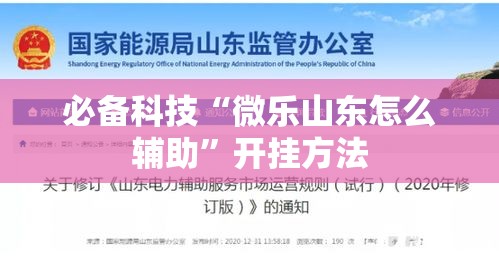 必备科技“微乐山东怎么辅助	”开挂方法