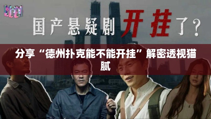 分享“德州扑克能不能开挂”解密透视猫腻