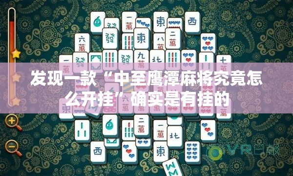 发现一款“中至鹰潭麻将究竟怎么开挂	”确实是有挂的