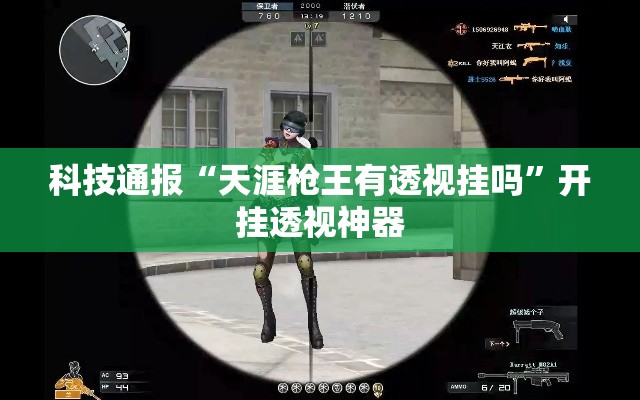 科技通报“天涯枪王有透视挂吗”开挂透视神器