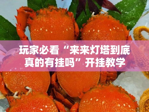 玩家必看“来来灯塔到底真的有挂吗	”开挂教学