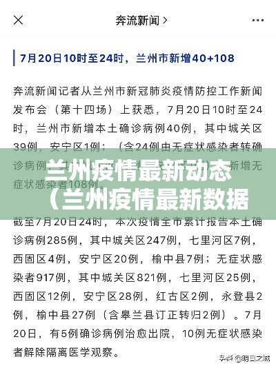 兰州疫情最新动态(兰州疫情最新数据消息) 兰州疫情最新动态(兰州疫情最新数据消息)