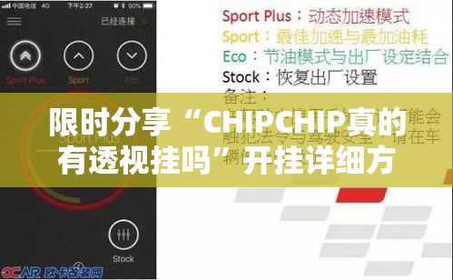 限时分享“CHIPCHIP真的有透视挂吗”开挂详细方法
