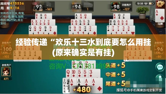 经验传递“欢乐十三水到底要怎么用挂(原来确实是有挂) 经验传递“欢乐十三水到底要怎么用挂(原来确实是有挂)