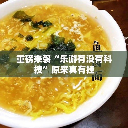 重磅来袭“乐游有没有科技	”原来真有挂