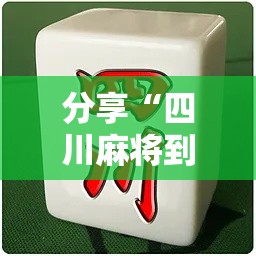分享“四川麻将到底要怎么用挂”可以开挂软件