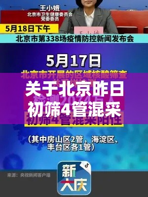 关于北京昨日初筛4管混采阳性的信息 关于北京昨日初筛4管混采阳性的信息