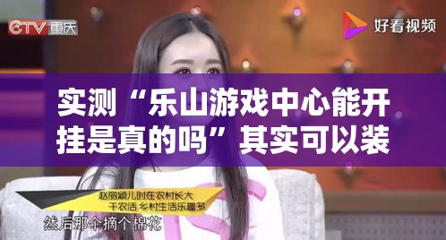 实测“乐山游戏中心能开挂是真的吗”其实可以装挂