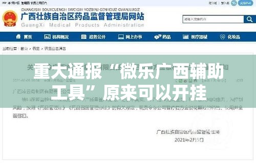 重大通报“微乐广西辅助工具”原来可以开挂