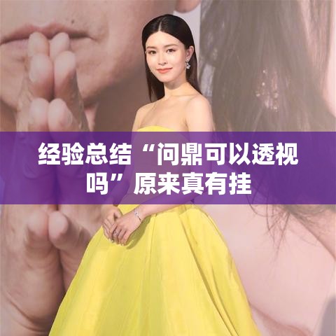 经验总结“问鼎可以透视吗	”原来真有挂