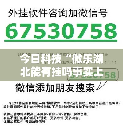 今日科技“微乐湖北能有挂吗事实上确实有挂 今日科技“微乐湖北能有挂吗事实上确实有挂