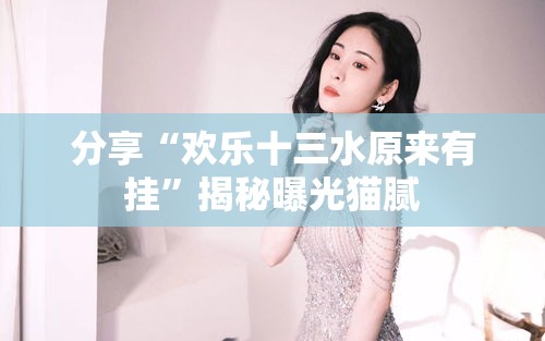 分享“欢乐十三水原来有挂”揭秘曝光猫腻