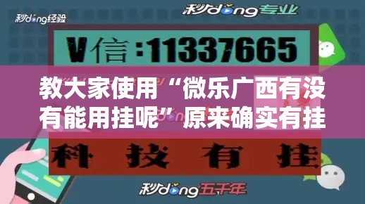 教大家使用“微乐广西有没有能用挂呢”原来确实有挂
