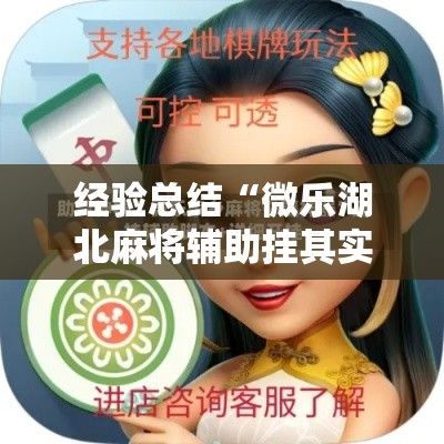 经验总结“微乐湖北麻将辅助挂其实可以装挂 经验总结“微乐湖北麻将辅助挂其实可以装挂