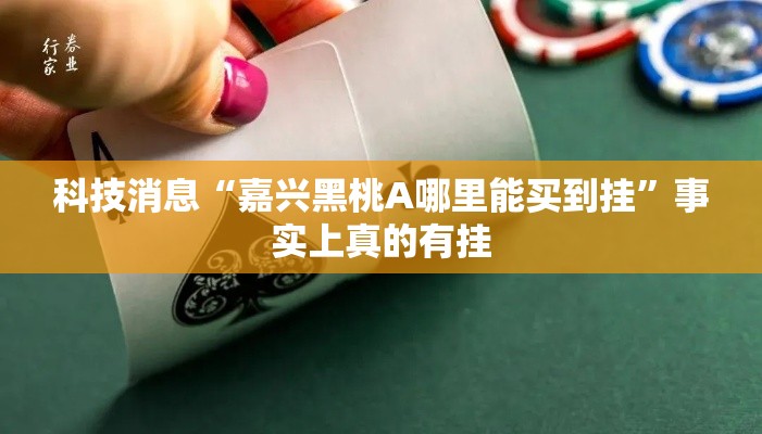 科技消息“嘉兴黑桃A哪里能买到挂	”事实上真的有挂