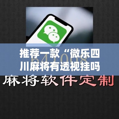 推荐一款“微乐四川麻将有透视挂吗(原来确实是有挂) 推荐一款“微乐四川麻将有透视挂吗(原来确实是有挂)