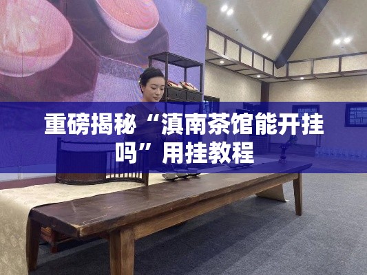 重磅揭秘“滇南茶馆能开挂吗”用挂教程