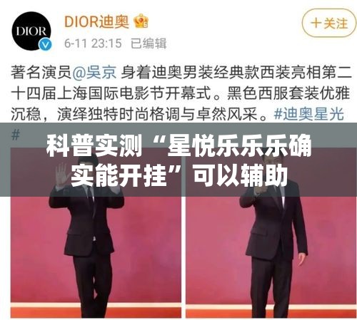 科普实测“星悦乐乐乐确实能开挂	”可以辅助