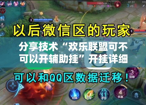 分享技术“欢乐联盟可不可以开辅助挂”开挂详细教程