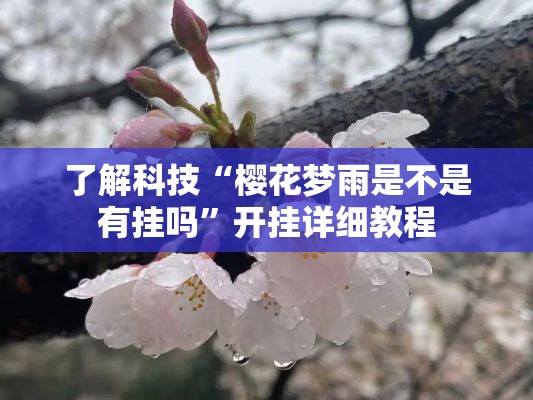 了解科技“樱花梦雨是不是有挂吗”开挂详细教程