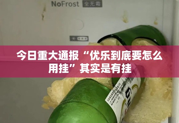 今日重大通报“优乐到底要怎么用挂”其实是有挂