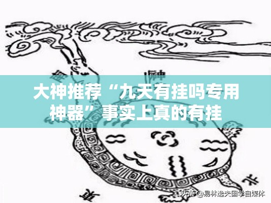 大神推荐“九天有挂吗专用神器”事实上真的有挂