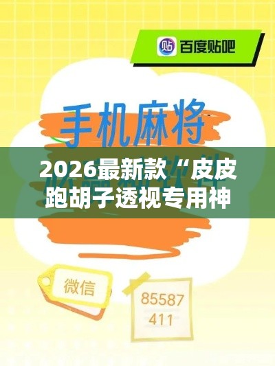 2026最新款“皮皮跑胡子透视专用神器”开挂必胜方法