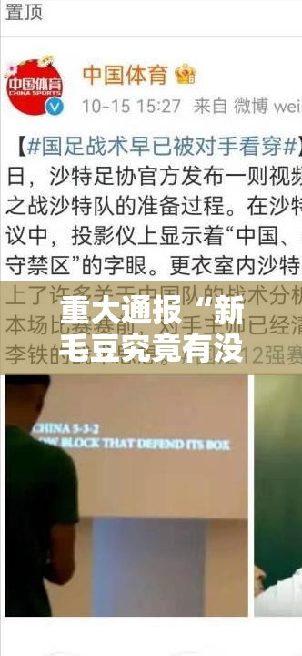 重大通报“新毛豆究竟有没有挂”开挂辅助透视教程