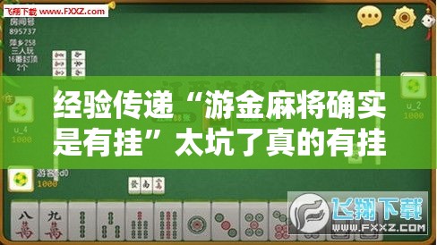 经验传递“游金麻将确实是有挂”太坑了真的有挂