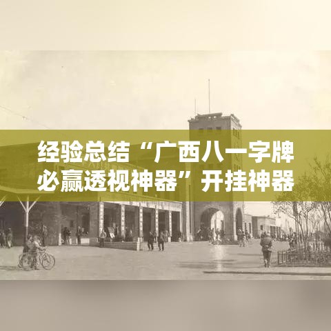 经验总结“广西八一字牌必赢透视神器”开挂神器