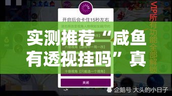 实测推荐“咸鱼有透视挂吗	”真的有挂