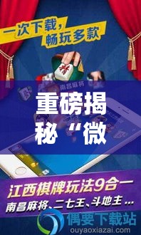 重磅揭秘“微乐湖北麻将究竟可以开挂吗”下载教程