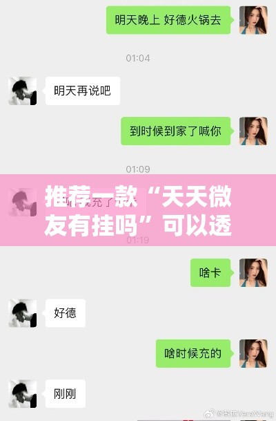 推荐一款“天天微友有挂吗”可以透视