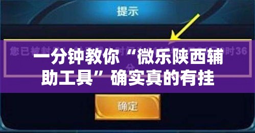 一分钟教你“微乐陕西辅助工具	”确实真的有挂