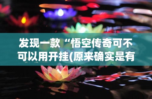 发现一款“悟空传奇可不可以用开挂(原来确实是有挂)